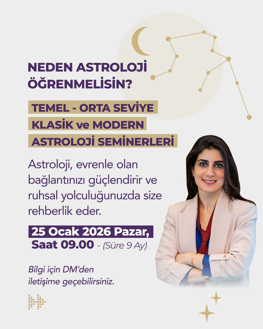 TEMEL - ORTA SEVİYE KLASİK ve MODERN ASTROLOJİ SEMİNERLERİ