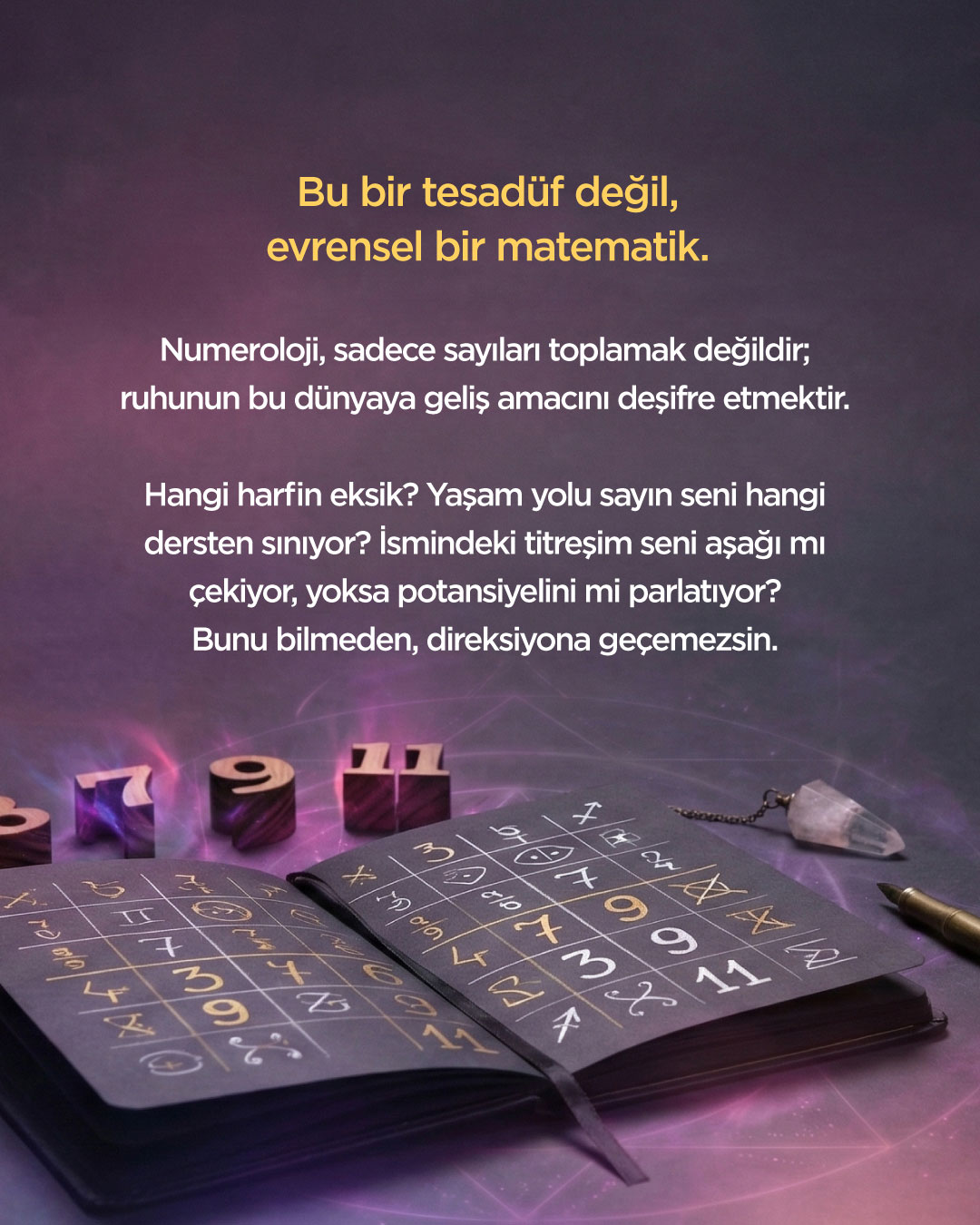 TEMEL ve İLERİ SEVİYE NUMEROLOJİ SEMİNERİ